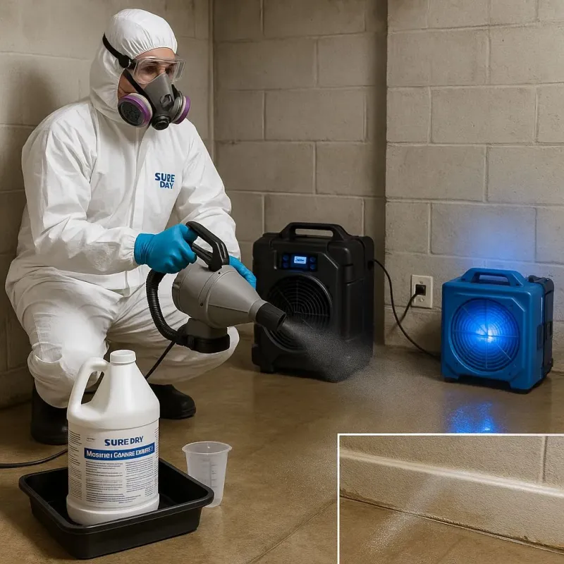 Sanitization and Odor Removal process in Laverne, OK